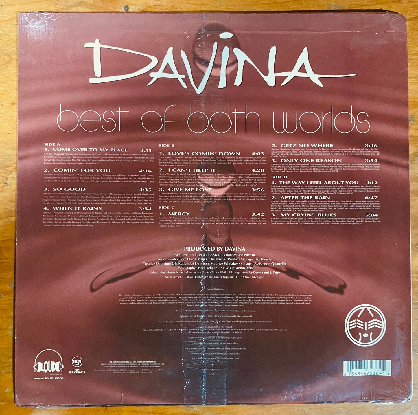 OG US  - Davina - Best Of Both Worlds (2xLP, Album) CL