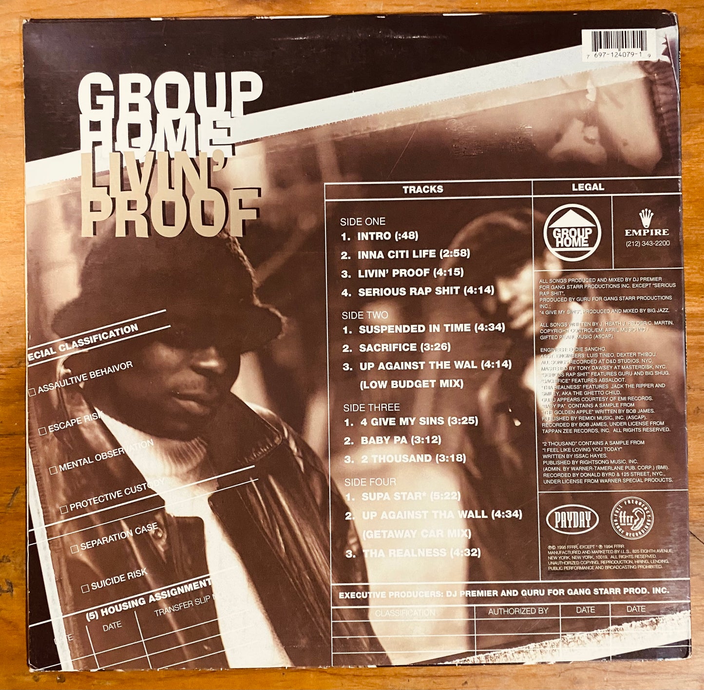 OG US  - Group Home - Livin' Proof (2xLP, Album) CL