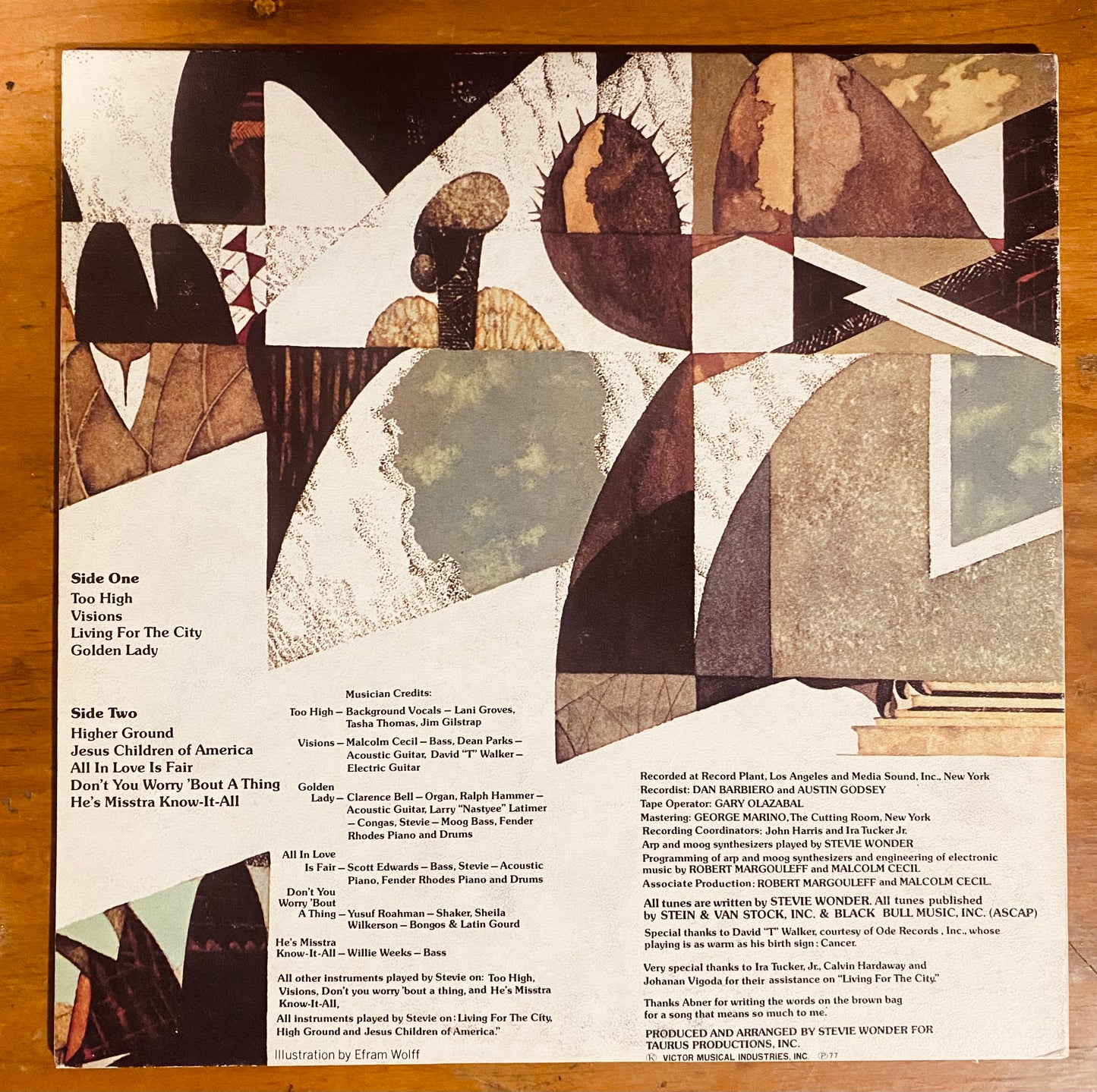 JAPON PRESS - Stevie Wonder - Innervisions (LP, Album, RE, Gat) CL