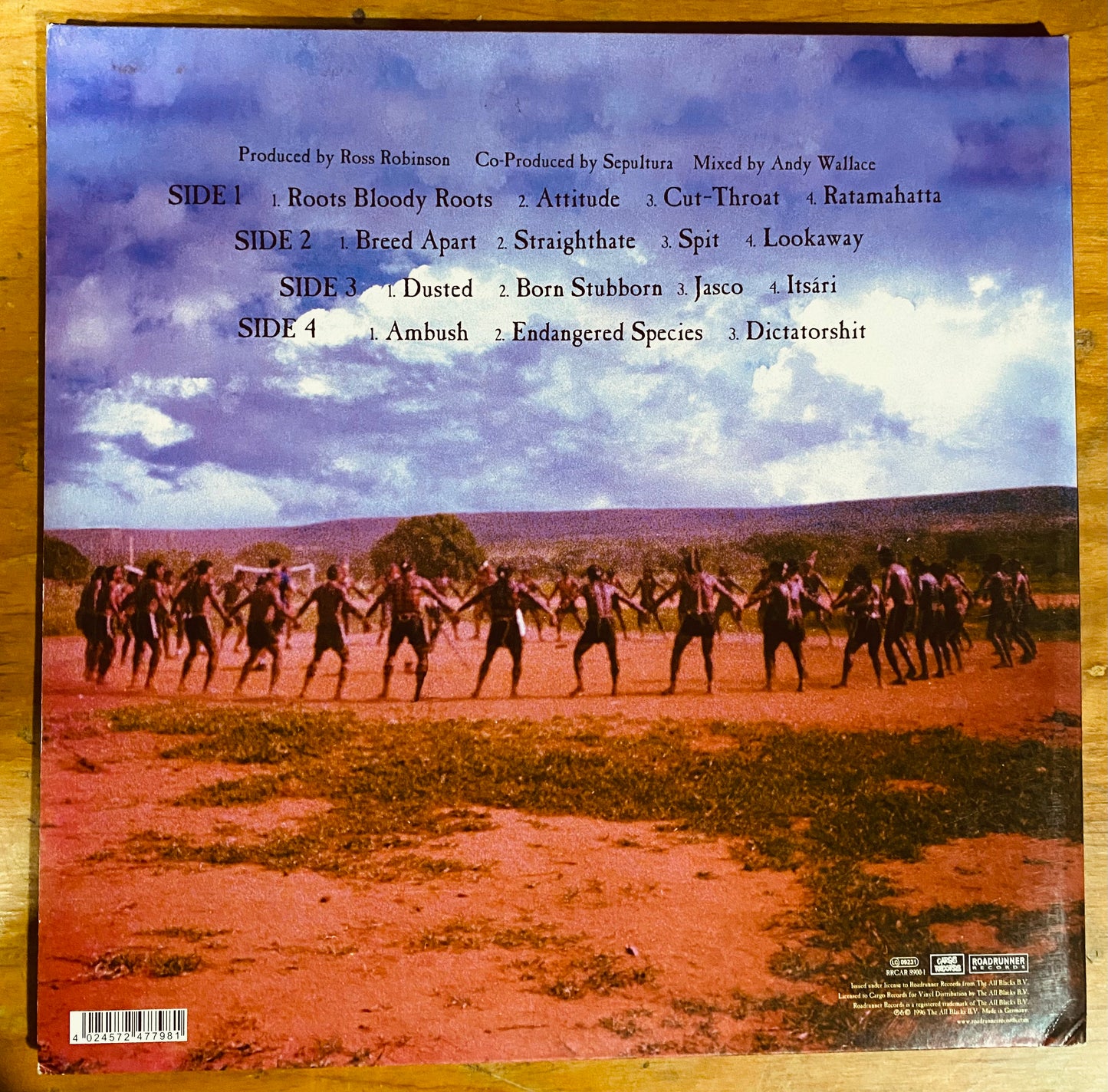 GERMANY SECOND PRESS - Sepultura – Roots Vinyl, LP, Album, Limited Edition, Re CL