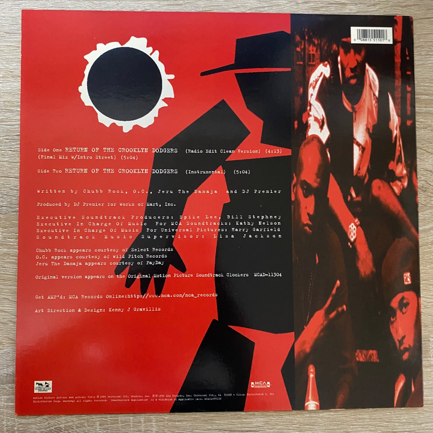 OG US - Crooklyn Dodgers '95 - Return Of The Crooklyn Dodgers (12", Single)