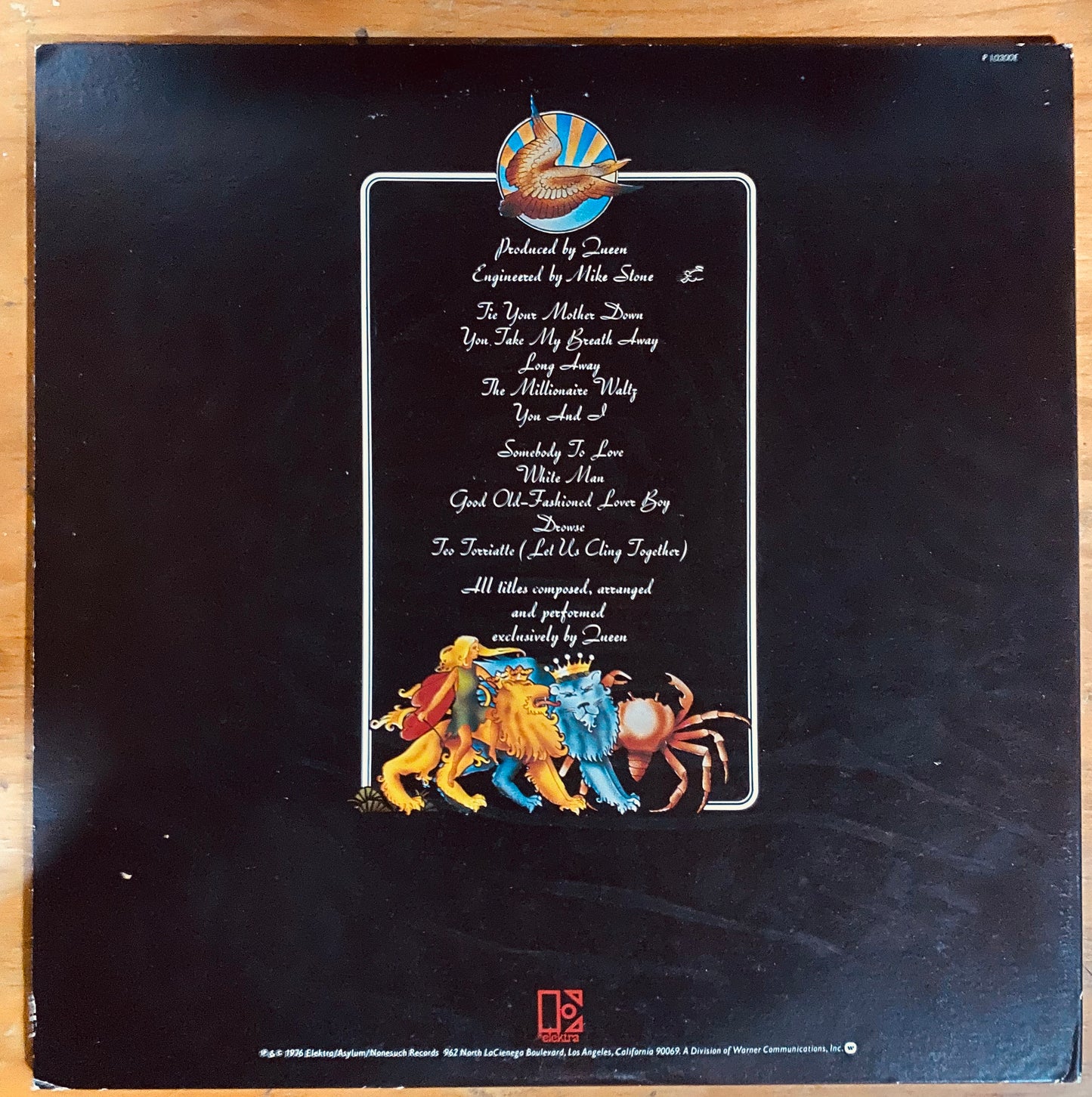 OG JAPON - Queen = クイーン* - A Day At The Races = 華麗なるレース (LP, Album, Gat) CL