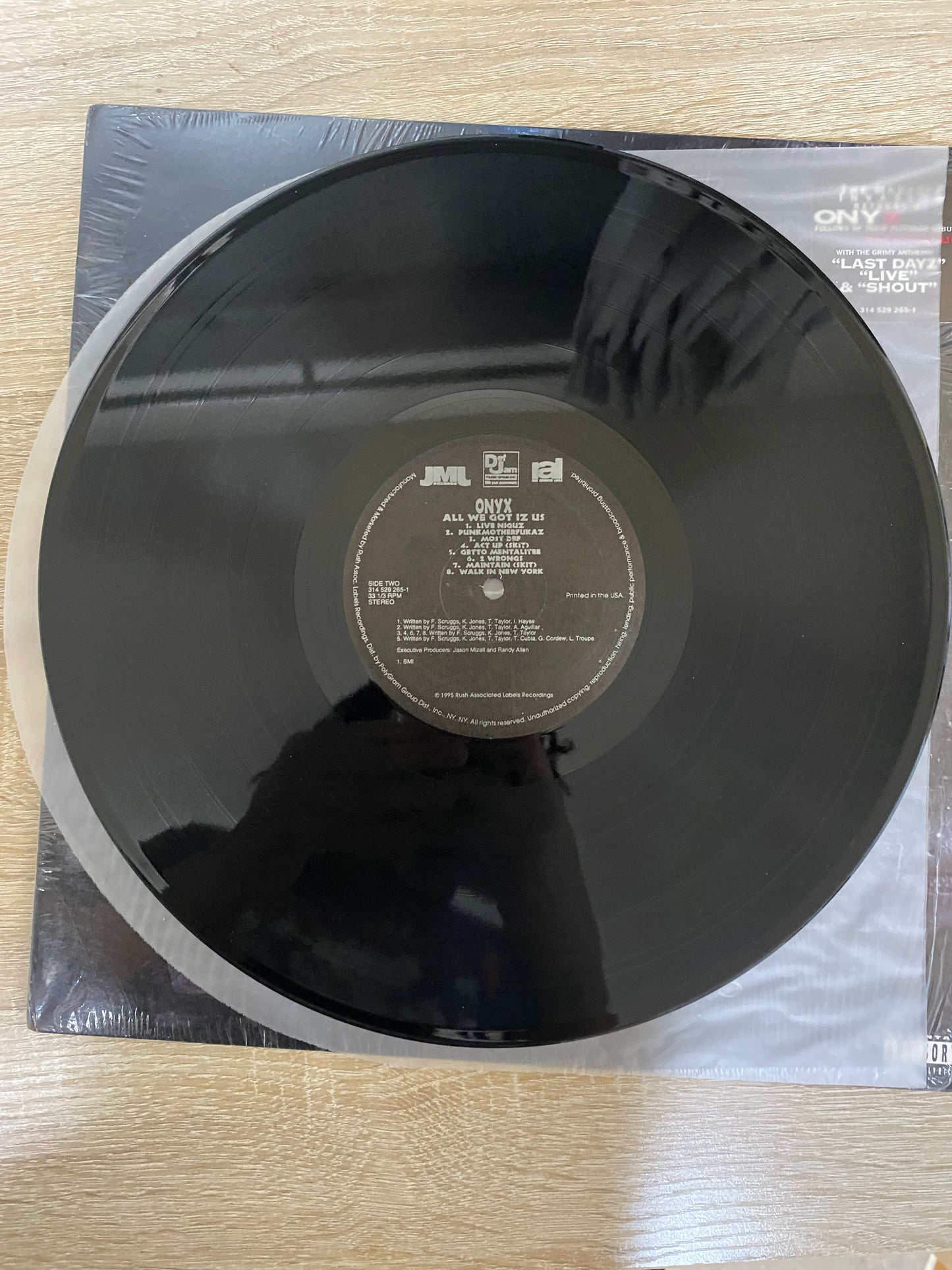 OG US - Onyx - All We Got Iz Us (LP, Album)