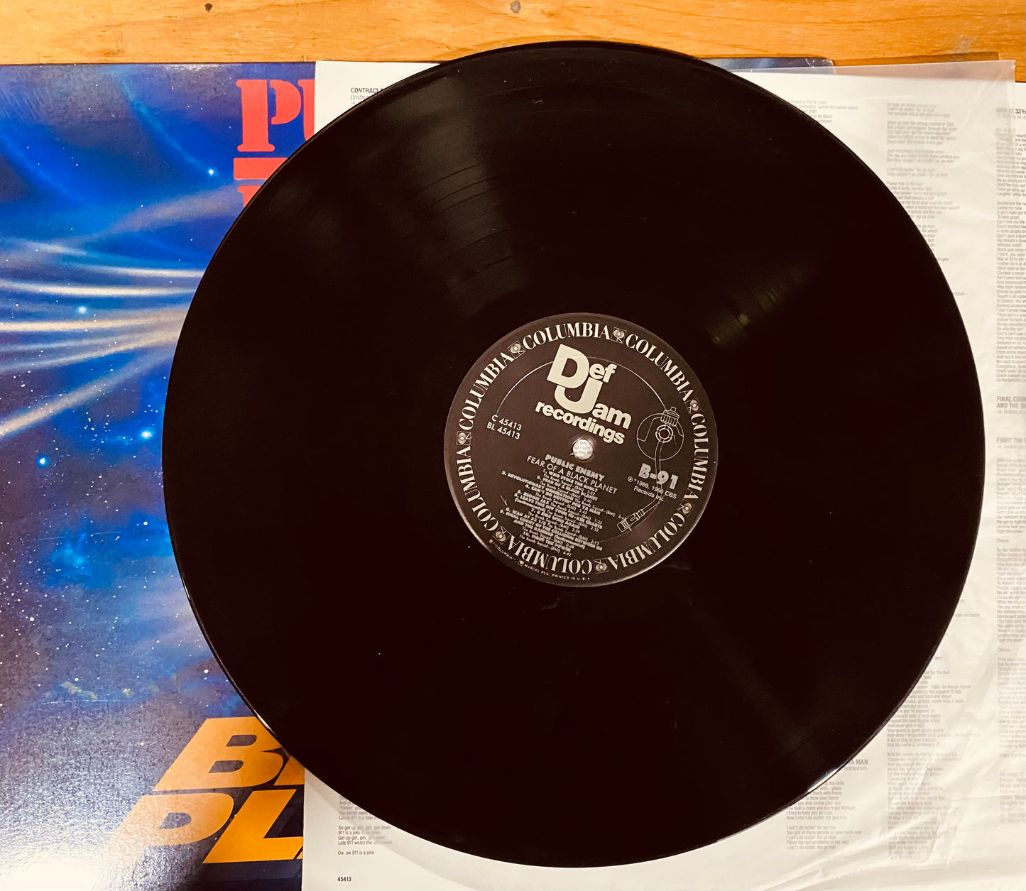 OG US - Public Enemy - Fear Of A Black Planet (LP, Album) CL