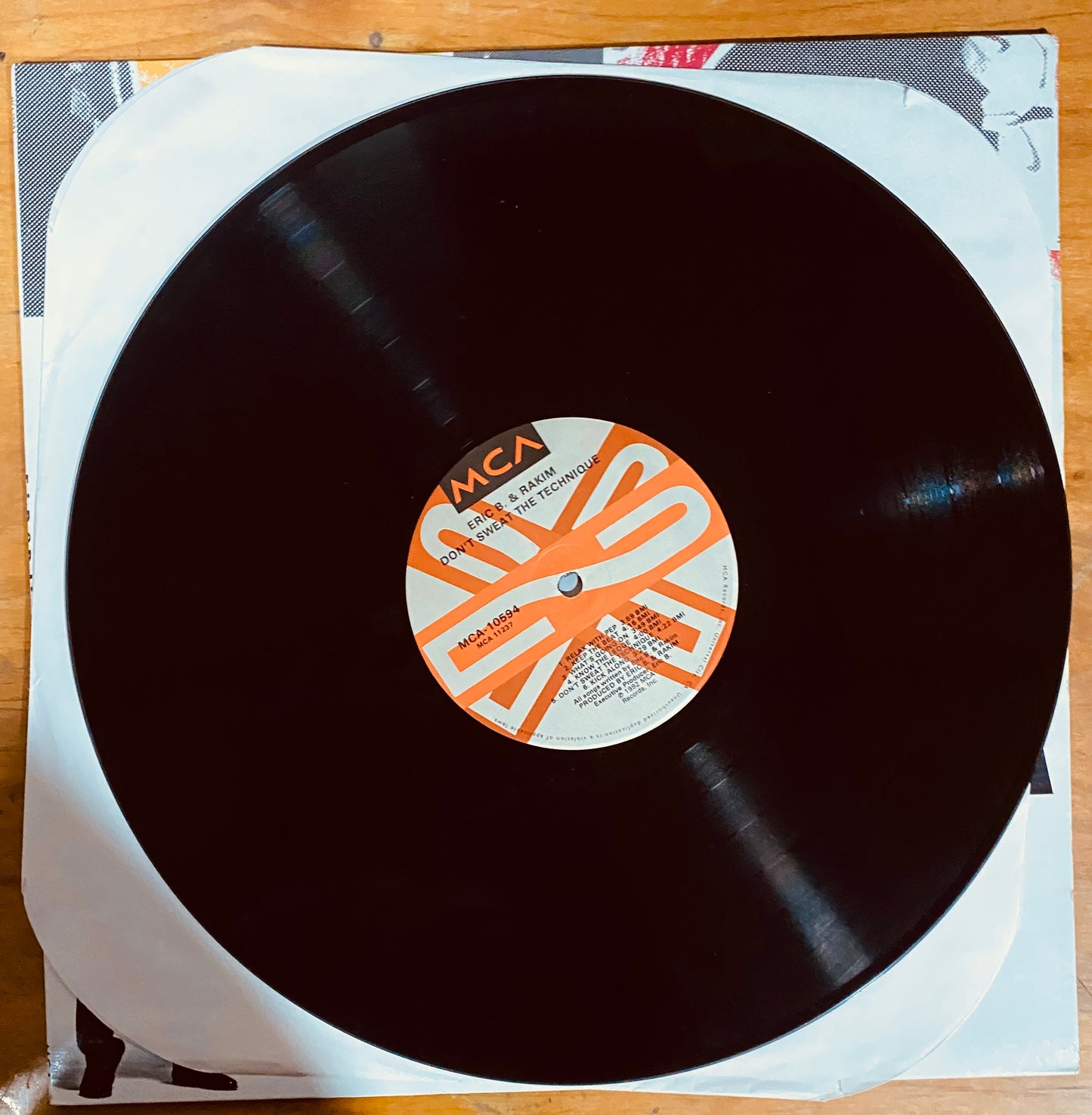 OG US - Eric B. & Rakim - Don't Sweat The Technique (LP, Album) CL