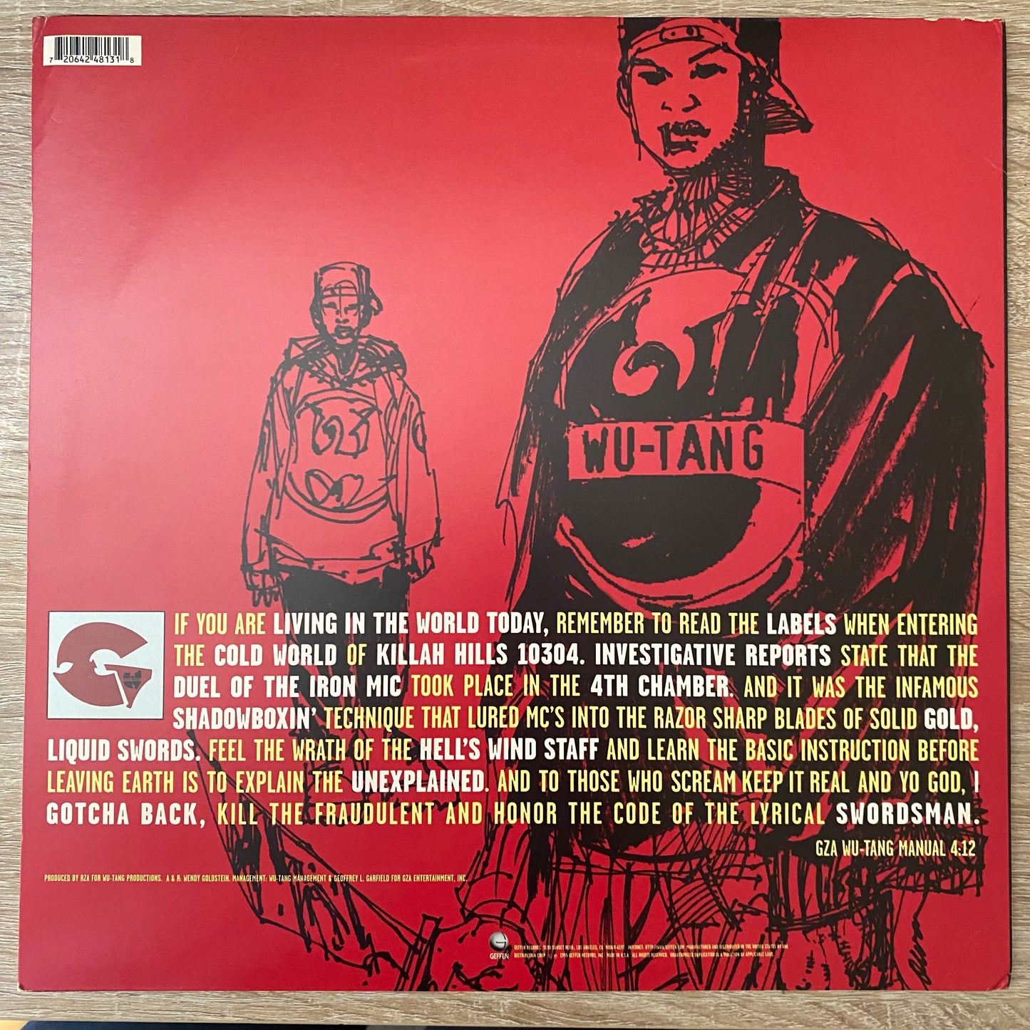 OG - Genius* / GZA - Liquid Swords (2xLP, Album)