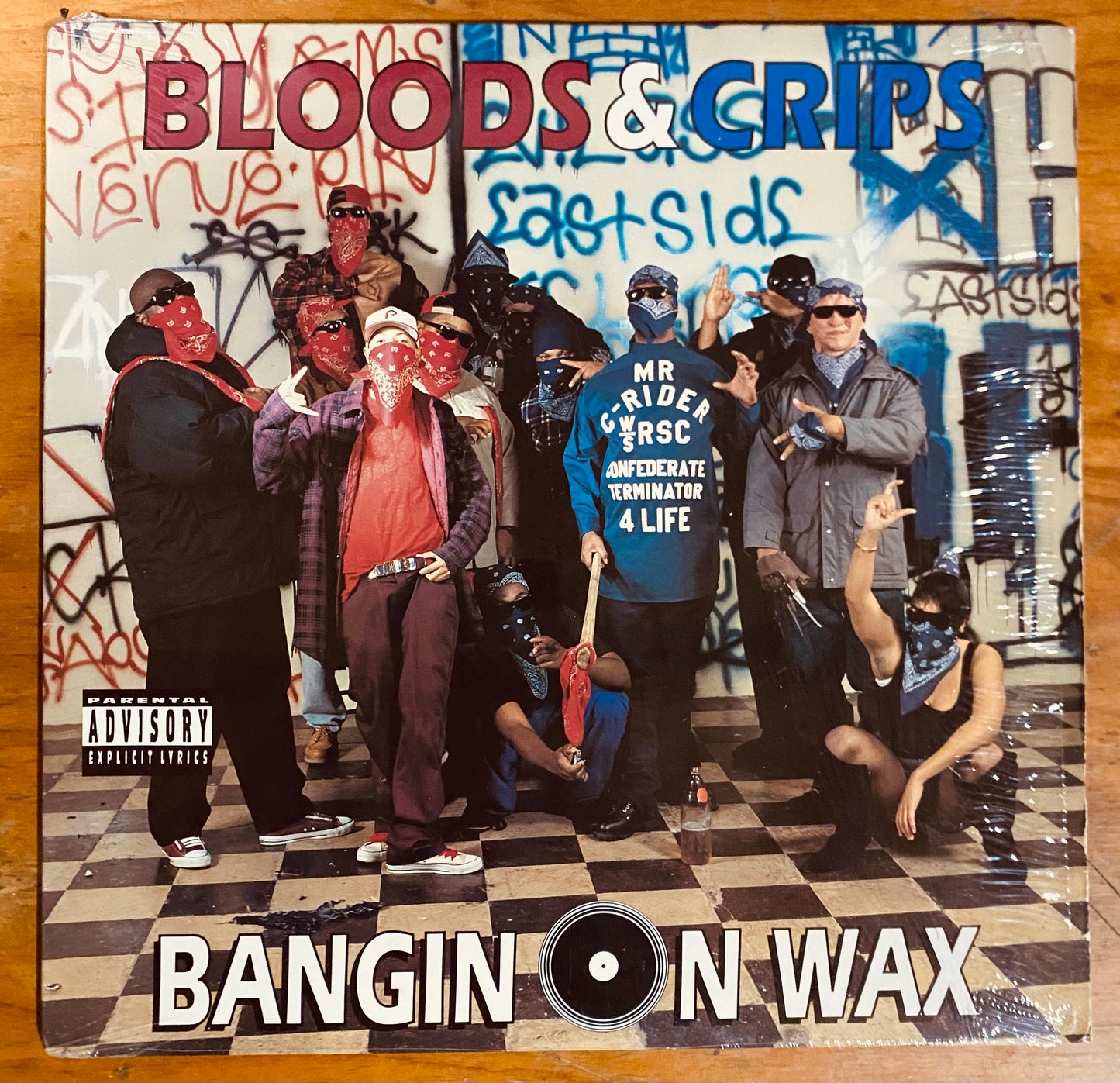 OG US - Bloods & Crips - Bangin On Wax (LP, Album) CL