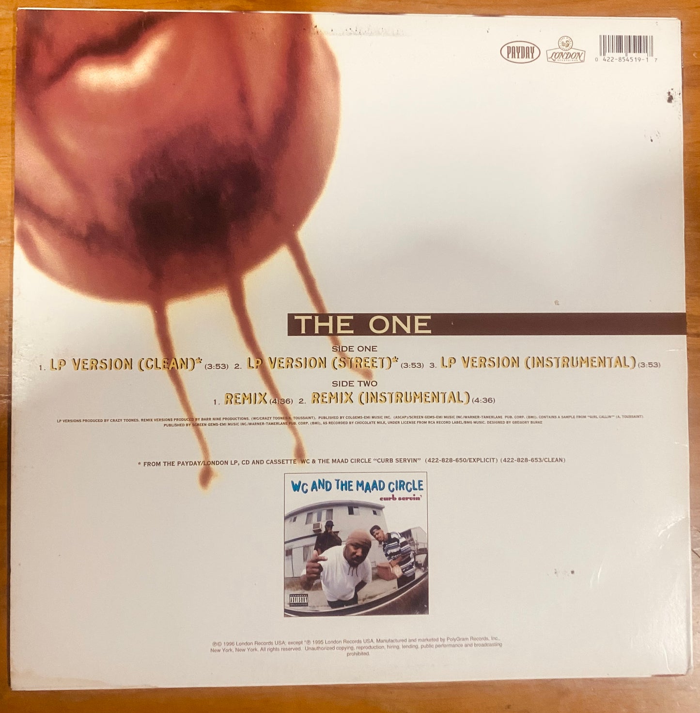 OG US - WC And The Maad Circle - The One (12")
