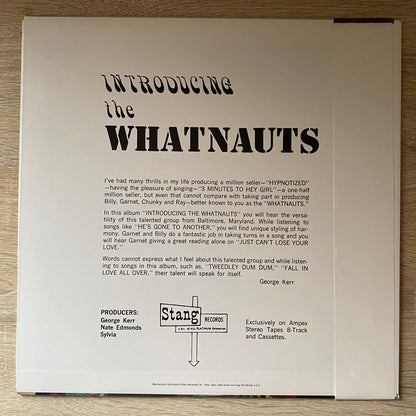 The Whatnauts - Introducing The Whatnauts (LP, Album, RE)
