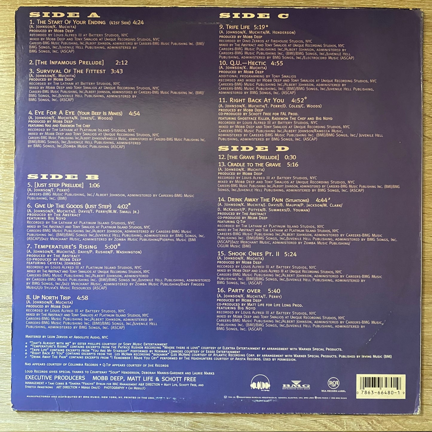 OG -  Mobb Deep – The Infamous Mobb Deep - The Infamous