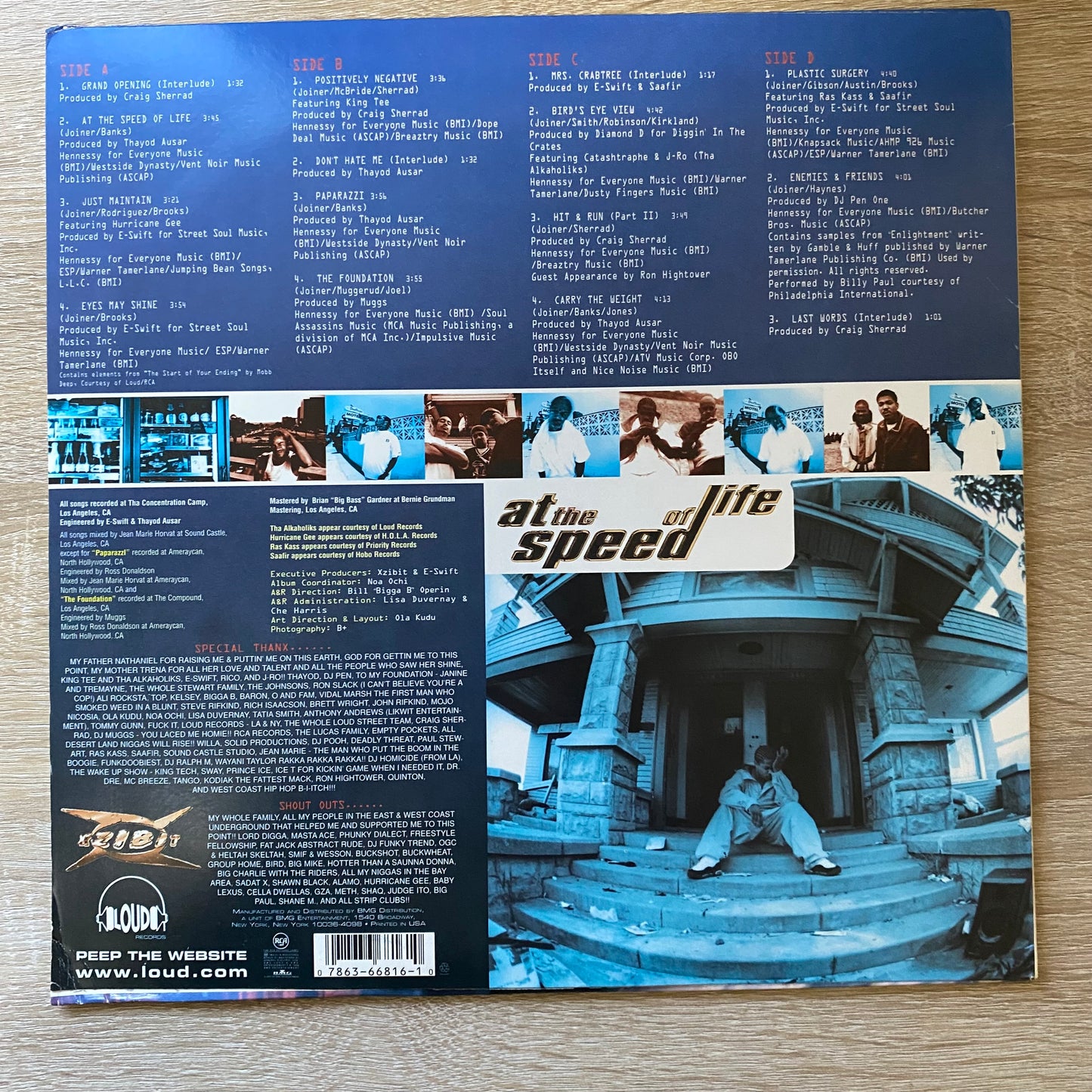 OG US - Xzibit - At The Speed Of Life (2xLP, Album)