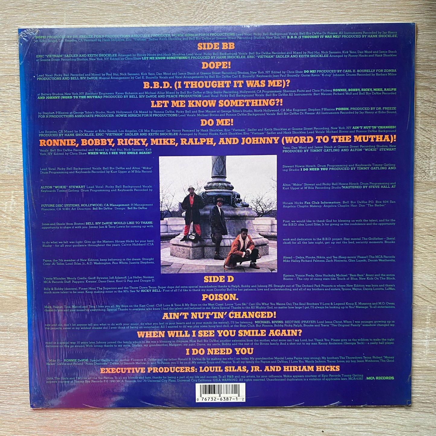 OG US -Bell Biv Devoe - Poison (LP, Album)