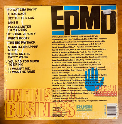OG US - EPMD - Unfinished Business (LP, Album) CL