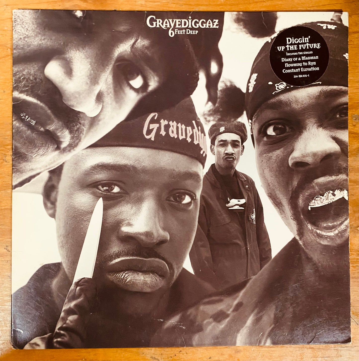 OG US. PROMO!. Gravediggaz - 6 Feet Deep (LP, Album) CL