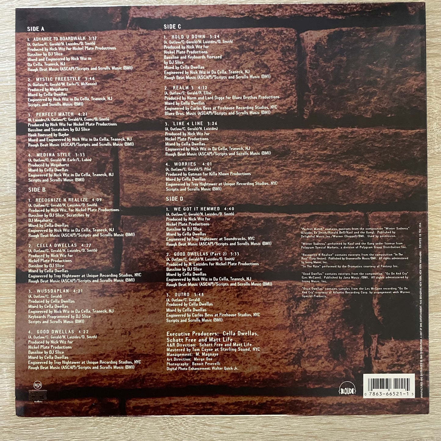 OG US - Cella Dwellas - Realms 'N Reality (2xLP, Album)