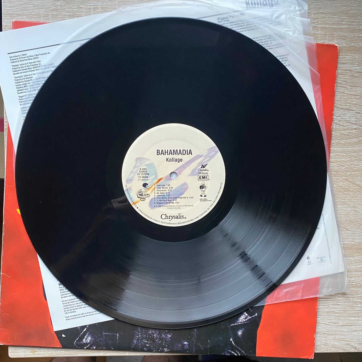 OG US - Bahamadia - Kollage (LP, Album)