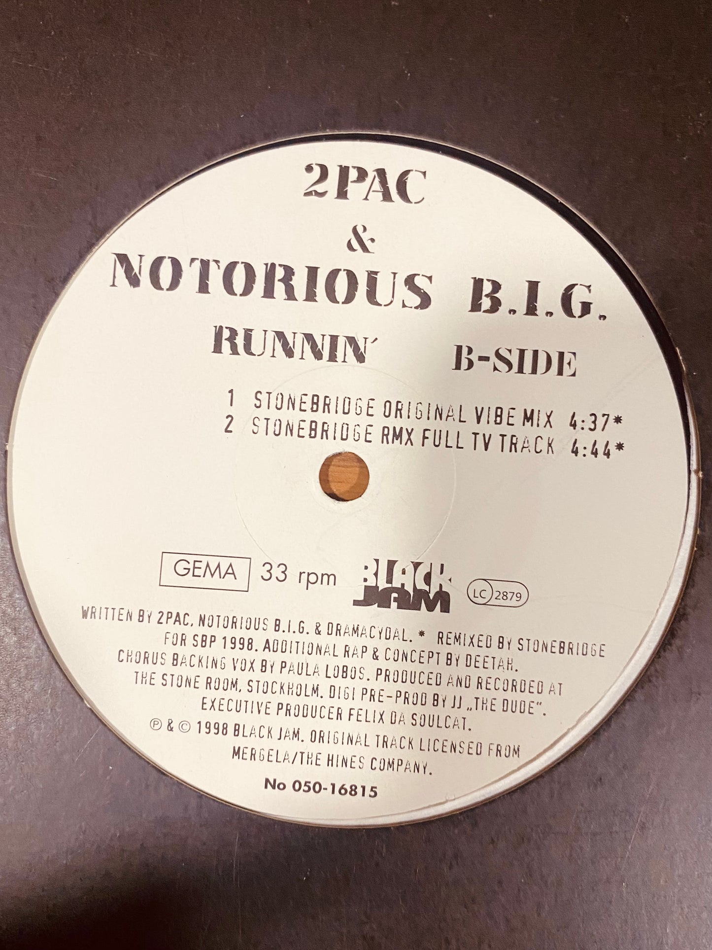 OG GER - 2Pac & Notorious B.I.G. - Runnin' (12")