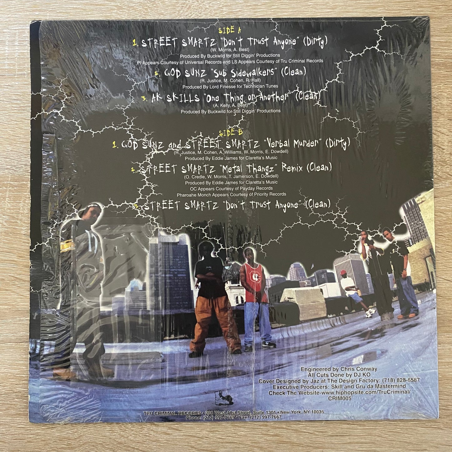 OG US - Various - Tru Criminal Records EP (12", EP, Ltd)