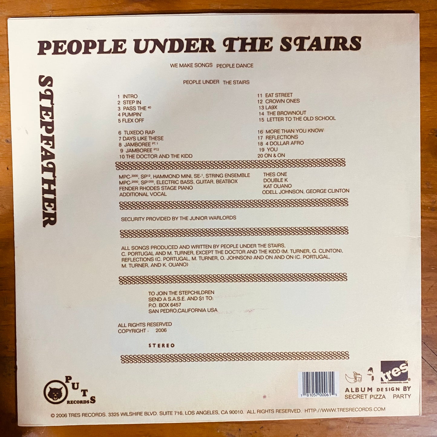 OG US - People Under The Stairs - Stepfather (2xLP, Album) CL