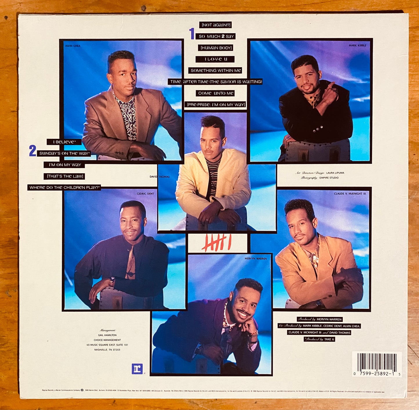 OG US- Take 6 - So Much 2 Say (LP, Album) CL