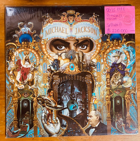PRIMERA EDICION OG US. SELLADO!- Michael Jackson - Dangerous (2xLP, Album) CL