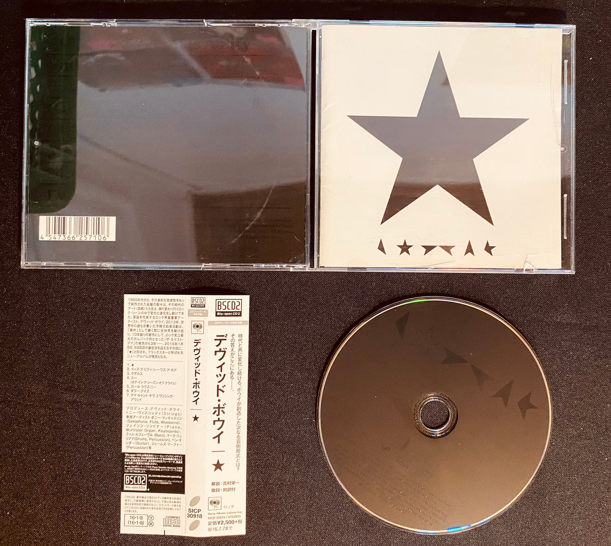 David Bowie - ★ (Blackstar) (CD, Album, RE, Blu)