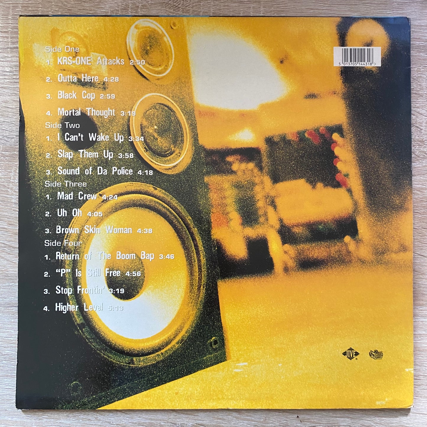 OG UK - KRS-One - Return Of The Boom Bap (2xLP, Album)