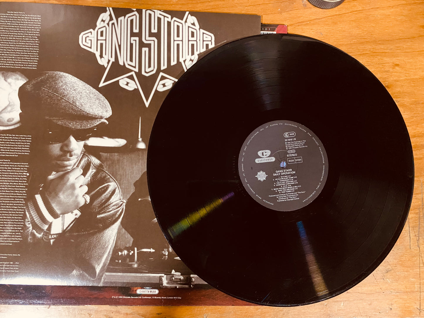 OG UK/EU - Gang Starr - Daily Operation (LP, Album, RP)CL