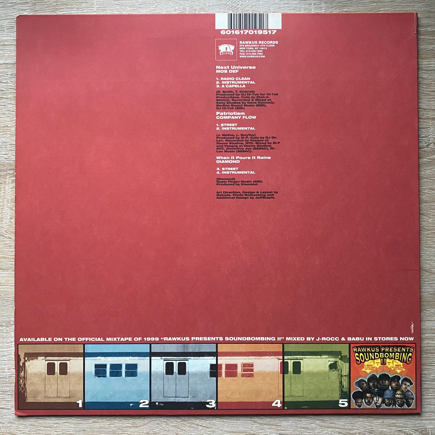 OG US -  Mos Def / Company Flow / Diamond* - Next Universe / Patriotism / When It Pours It Rains (12")