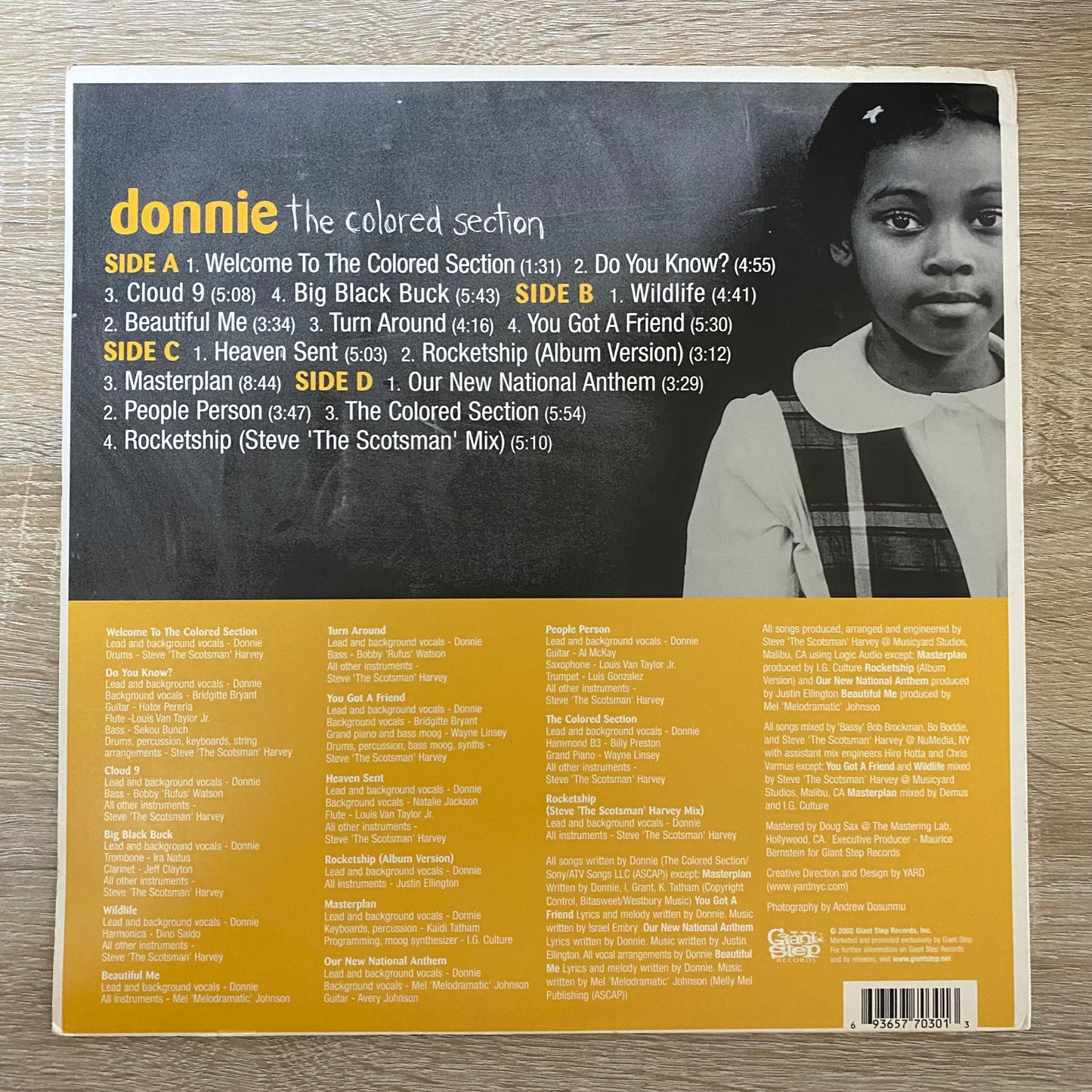 OG US - Donnie - The Colored Section (2x12", Album)