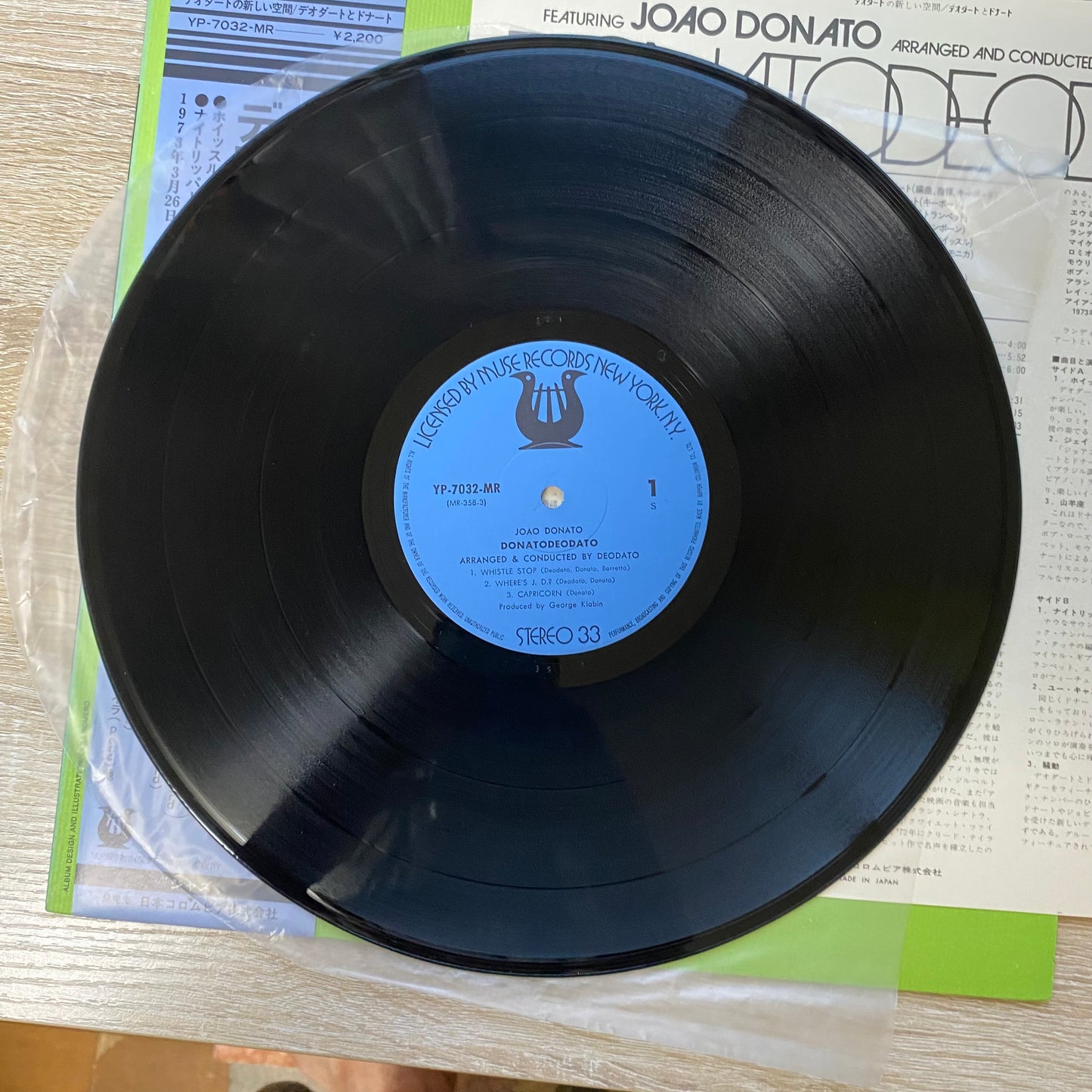 OG JP - João Donato Arranged And Conducted By Deodato* - DonatoDeodato (LP, Album)