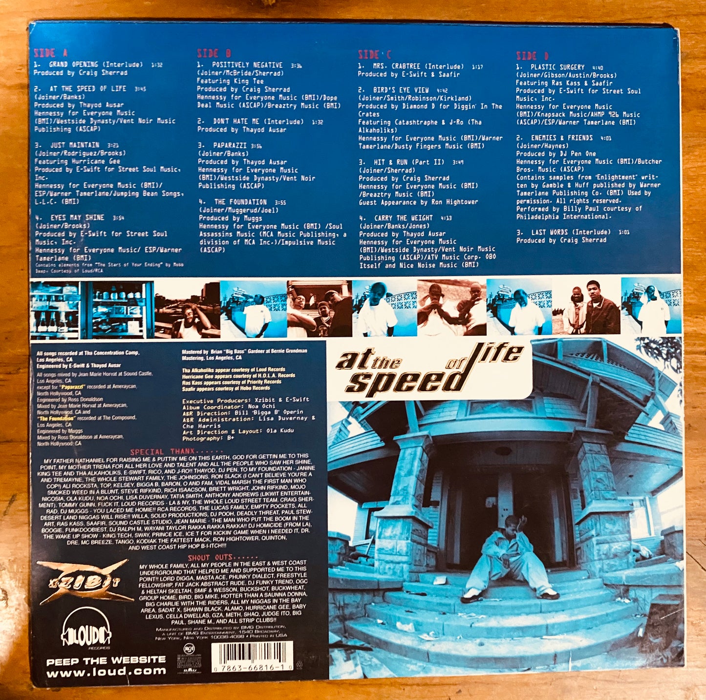 OG US - Xzibit - At The Speed Of Life (2xLP, Album) CL