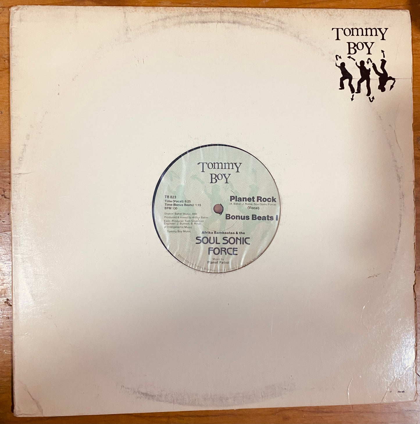 OG US - Afrika Bambaataa & the Soul Sonic Force* Music By Planet Patrol - Planet Rock (12", Gre)