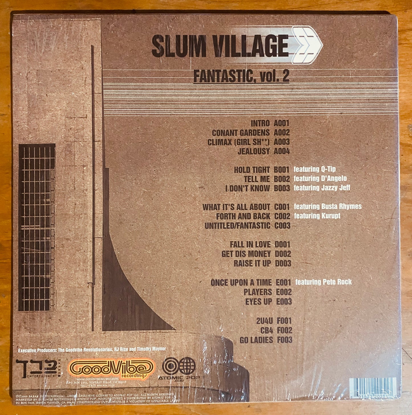 OG US - Slum Village - Fantastic, Vol. 2 (3xLP, Album) CL