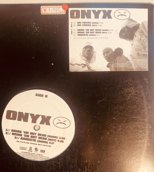 OG US - Onyx - Big Trucks / Bring 'Em Out Dead (12", Promo)