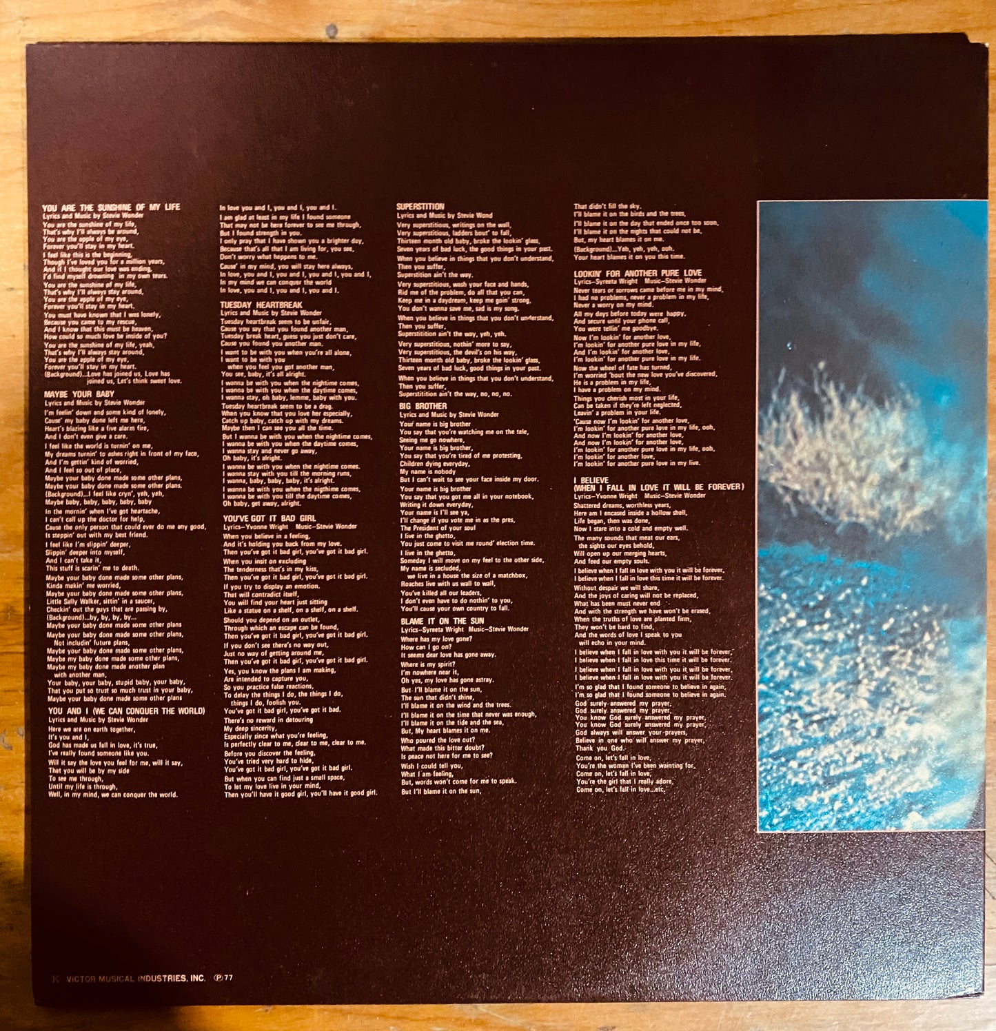 JAPON PRESS - Stevie Wonder - Talking Book (LP, Album, RE, RP, Gat) CL