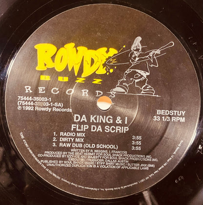 OG US PROMO!- Da King & I - Flip Da Scrip (12", Promo)