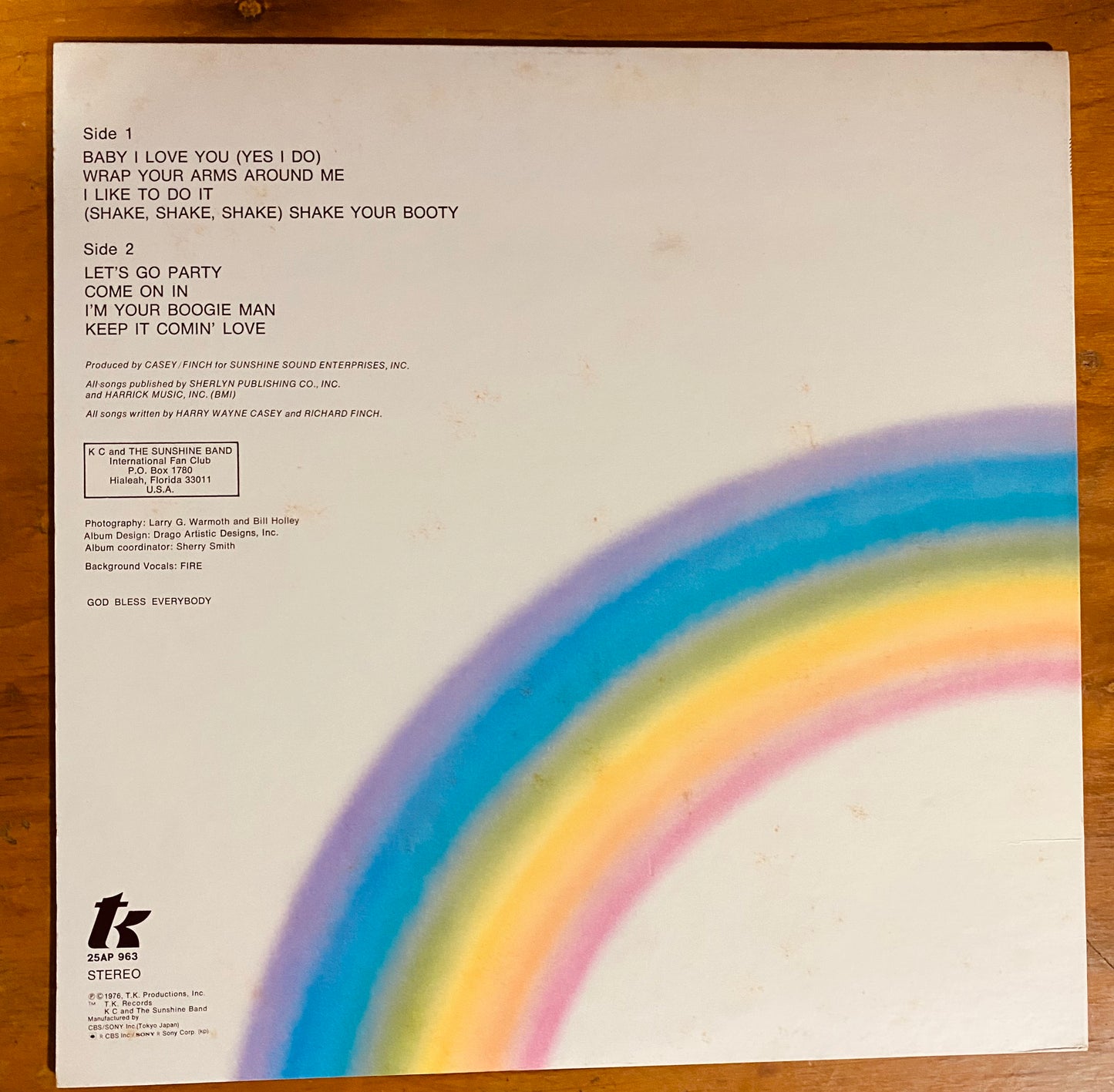 JAPON PRESS - KC And The Sunshine Band* - Part 3 (LP, Album, RE, Gat) CL