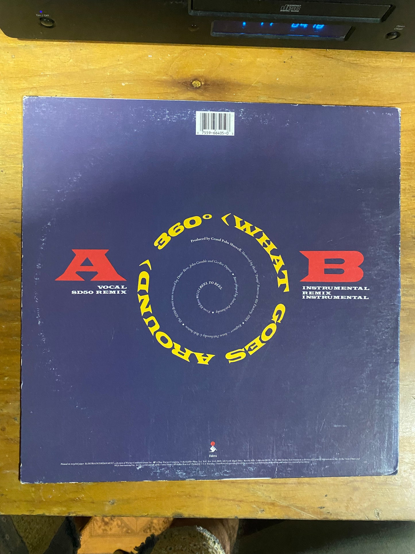 OG US - Grand Puba - 360° (What Goes Around) (12", Single)