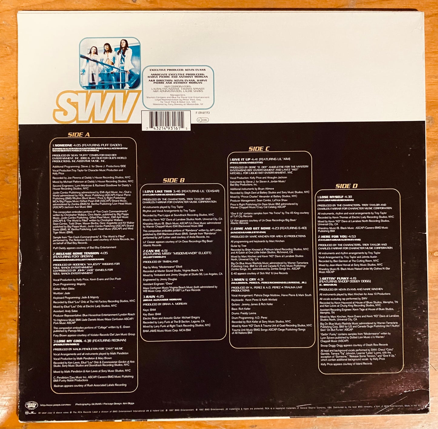 OG US -  SWV - Release Some Tension (2xLP, Album) CL