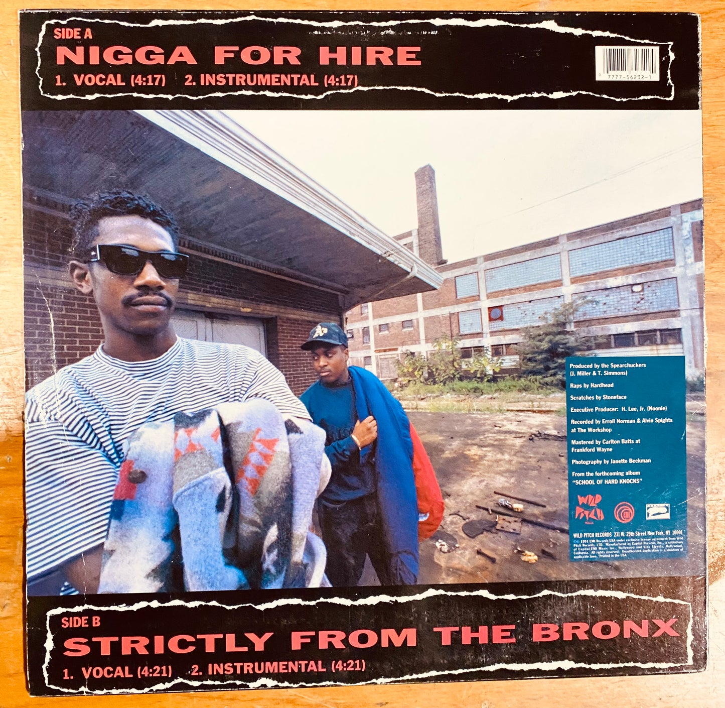 OG US - Hard Knocks - Nigga For Hire (12")