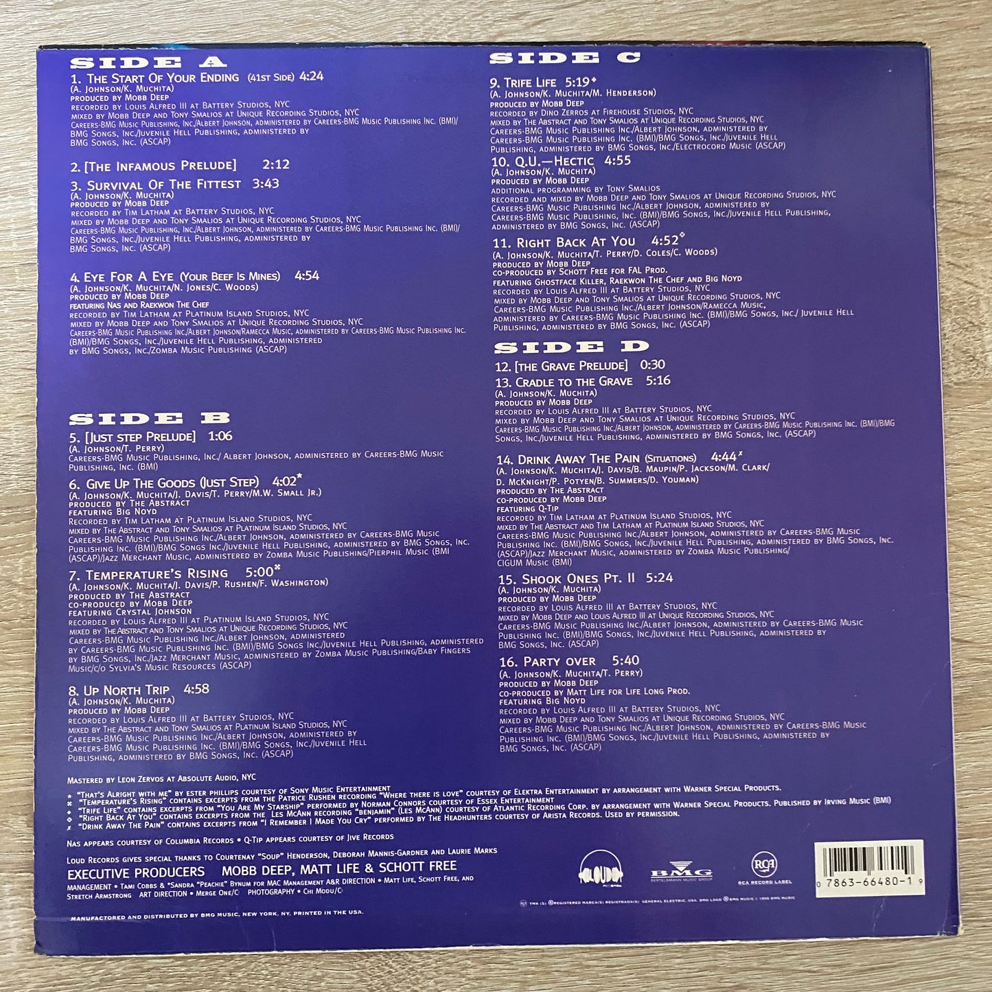 OG US - Mobb Deep - The Infamous (2xLP, Album)