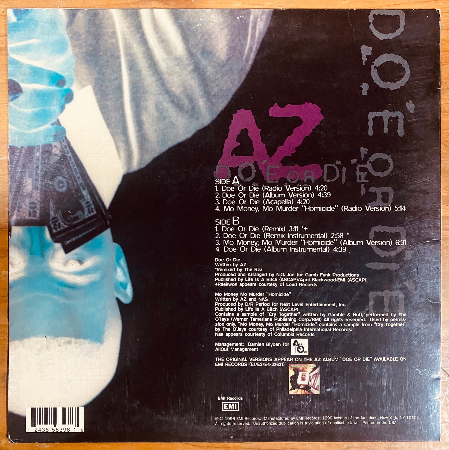 OG US - AZ - Doe Or Die (12")