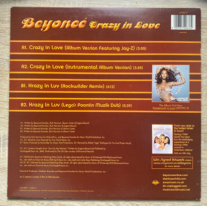OG uk - Beyoncé - Crazy In Love (12")