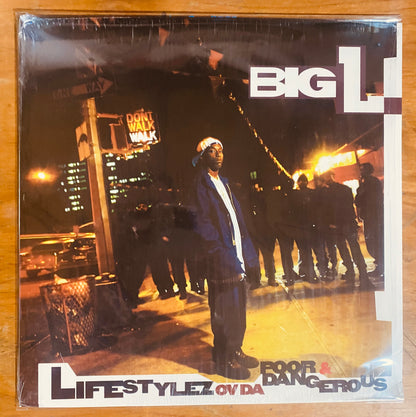 US PRESS - Big L - Lifestylez Ov Da Poor & Dangerous (2xLP, Album, RE, RM) CL