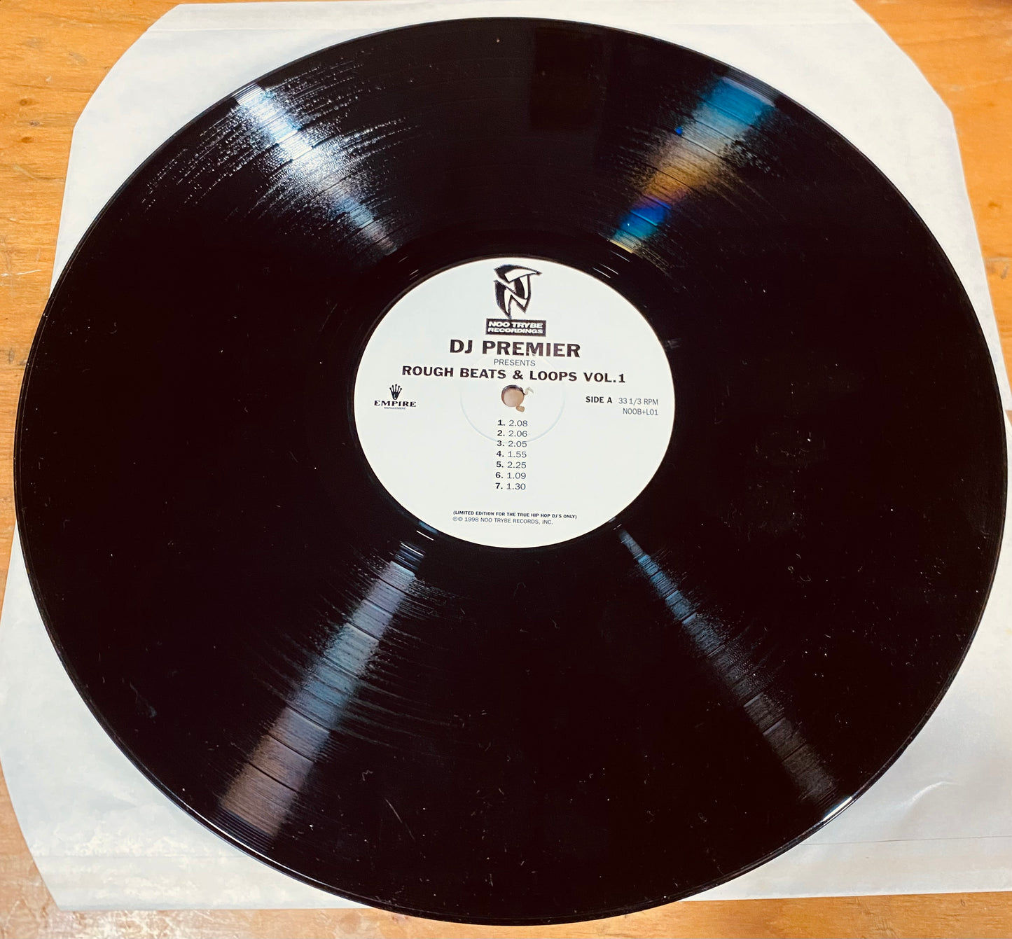 DJ Premier - Presents Rough Beats & Loops Vol. 1 (LP, Ltd, Unofficial)