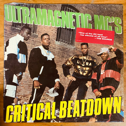 US PRESS - Ultramagnetic MC's - Critical Beatdown (LP, Album, RE) CL