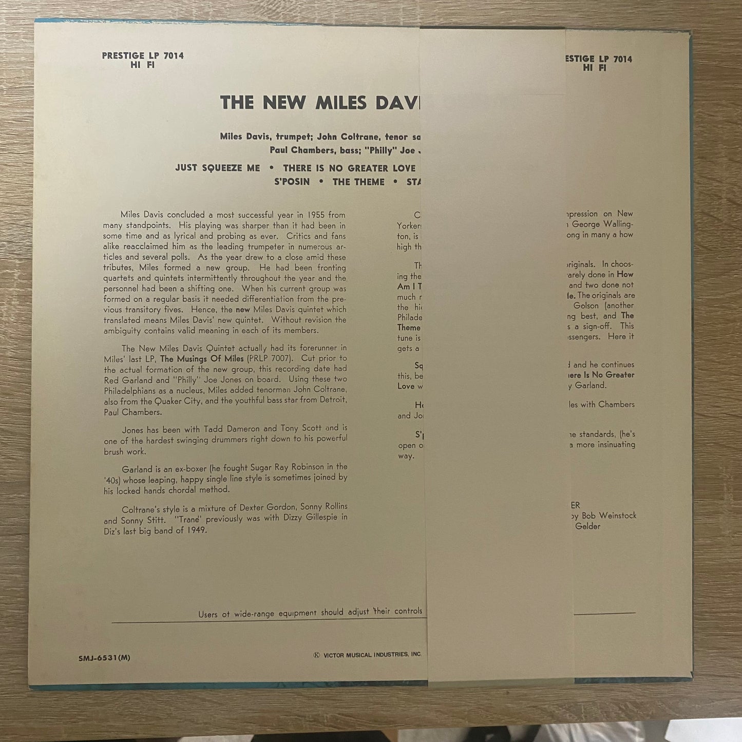 The New Miles Davis Quintet* - Miles (LP, Album, Mono, RE)