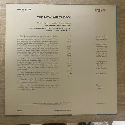 The New Miles Davis Quintet* - Miles (LP, Album, Mono, RE)