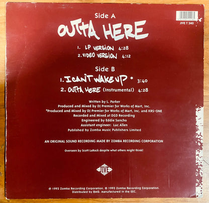 OG EU - KRS-One - Outta Here (12")